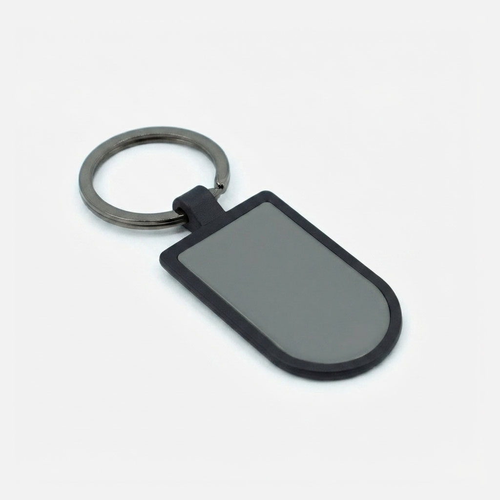 جاکلیدی فلزی دودی مشکی یو شکل کد KF-120 - تصویر 1